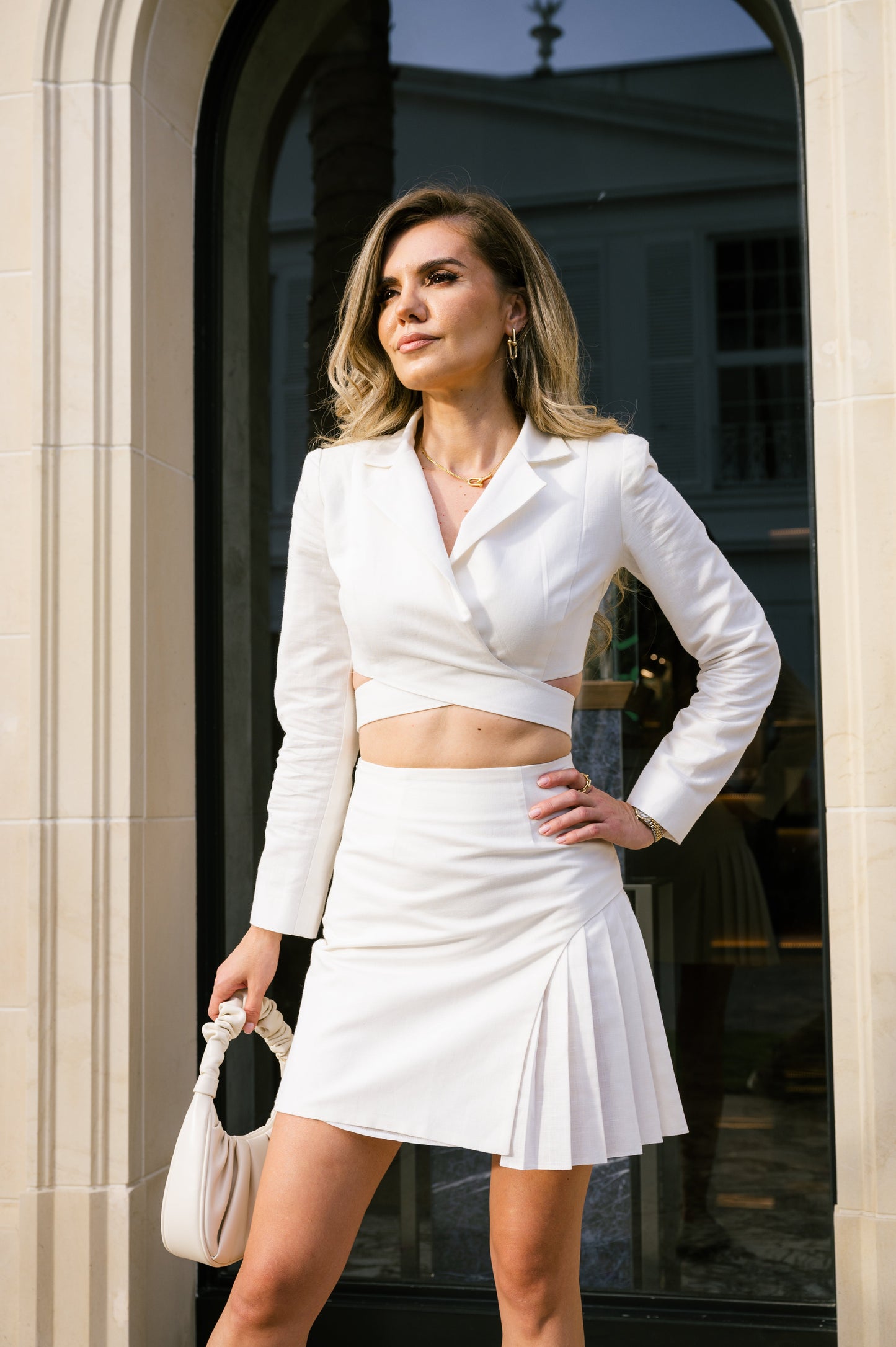 Elevate Linen Set - Ivory - GIORGIA LUCASI