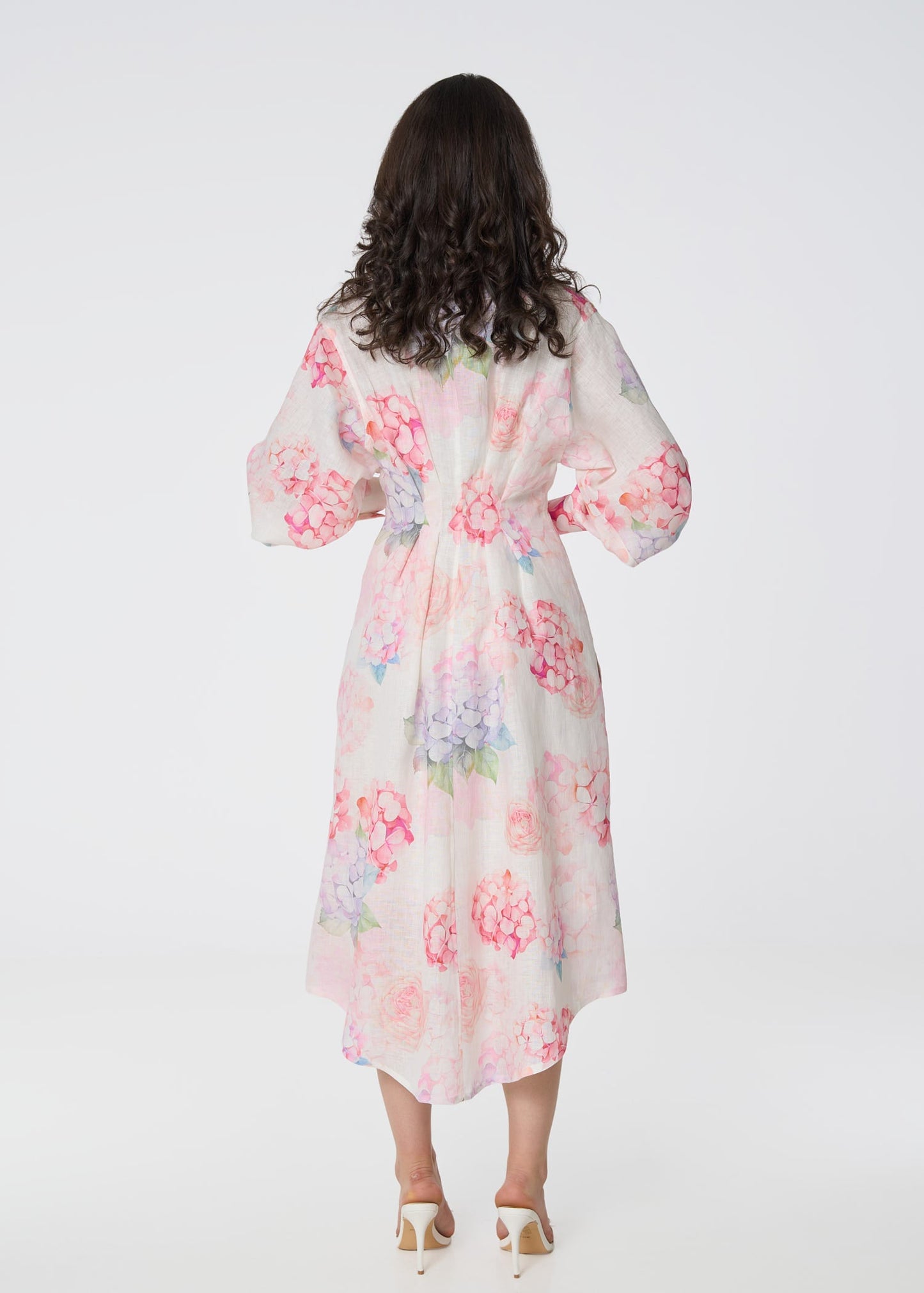 Floral Serenity Shirt Dress - GIORGIA LUCASI