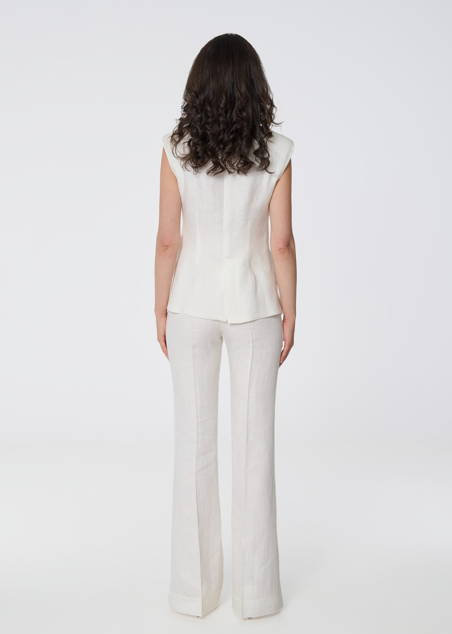 Iconic Grace Linen Suit - Ivory - GIORGIA LUCASI