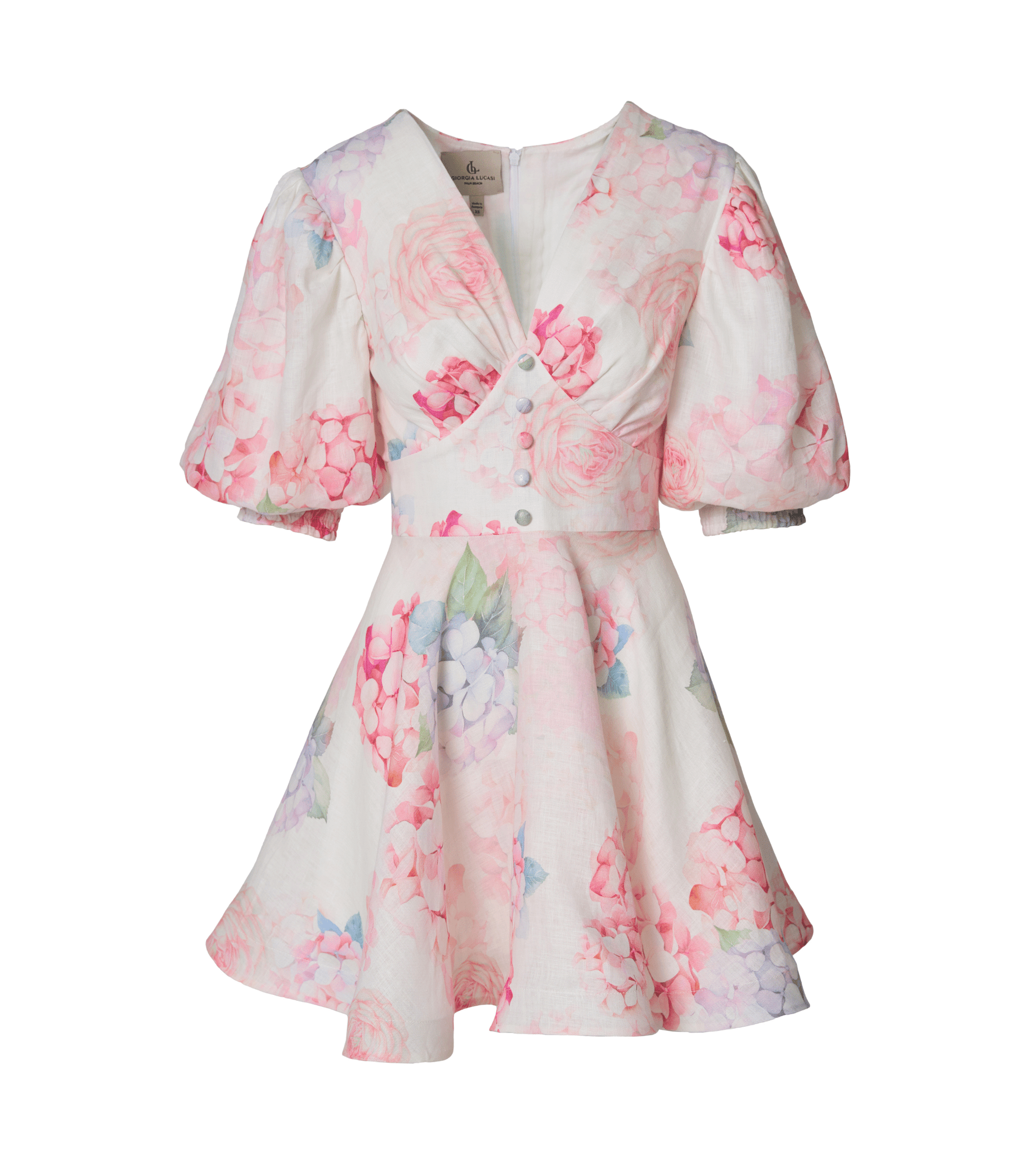 Refined Allure Linen Dress - GIORGIA LUCASI