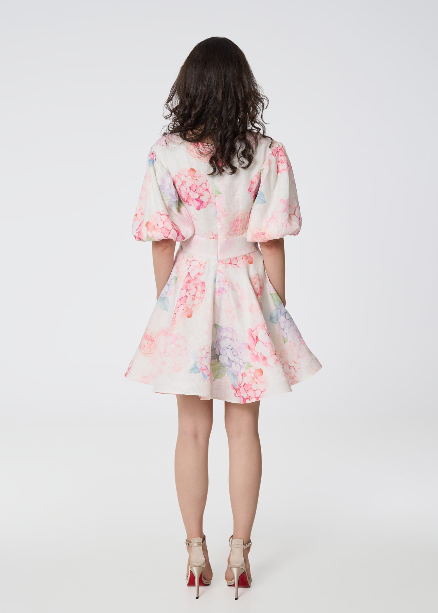 Refined Allure Linen Dress - GIORGIA LUCASI