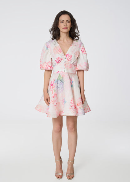 Refined Allure Linen Dress - GIORGIA LUCASI
