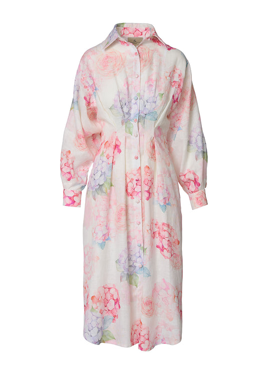 Floral Serenity Shirt Dress